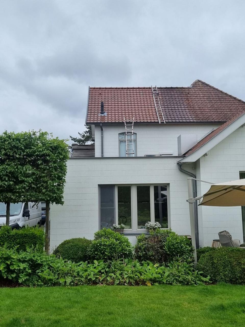 De woning na de dakreiniging