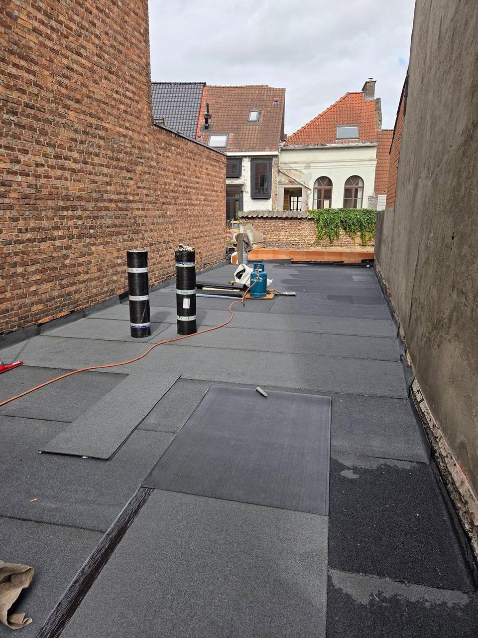 Toplaag in uitvoering